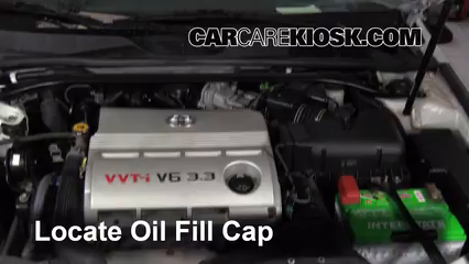 Oil & Filter Change Toyota Solara (2004-2008) - 2006 Toyota Solara SLE ...